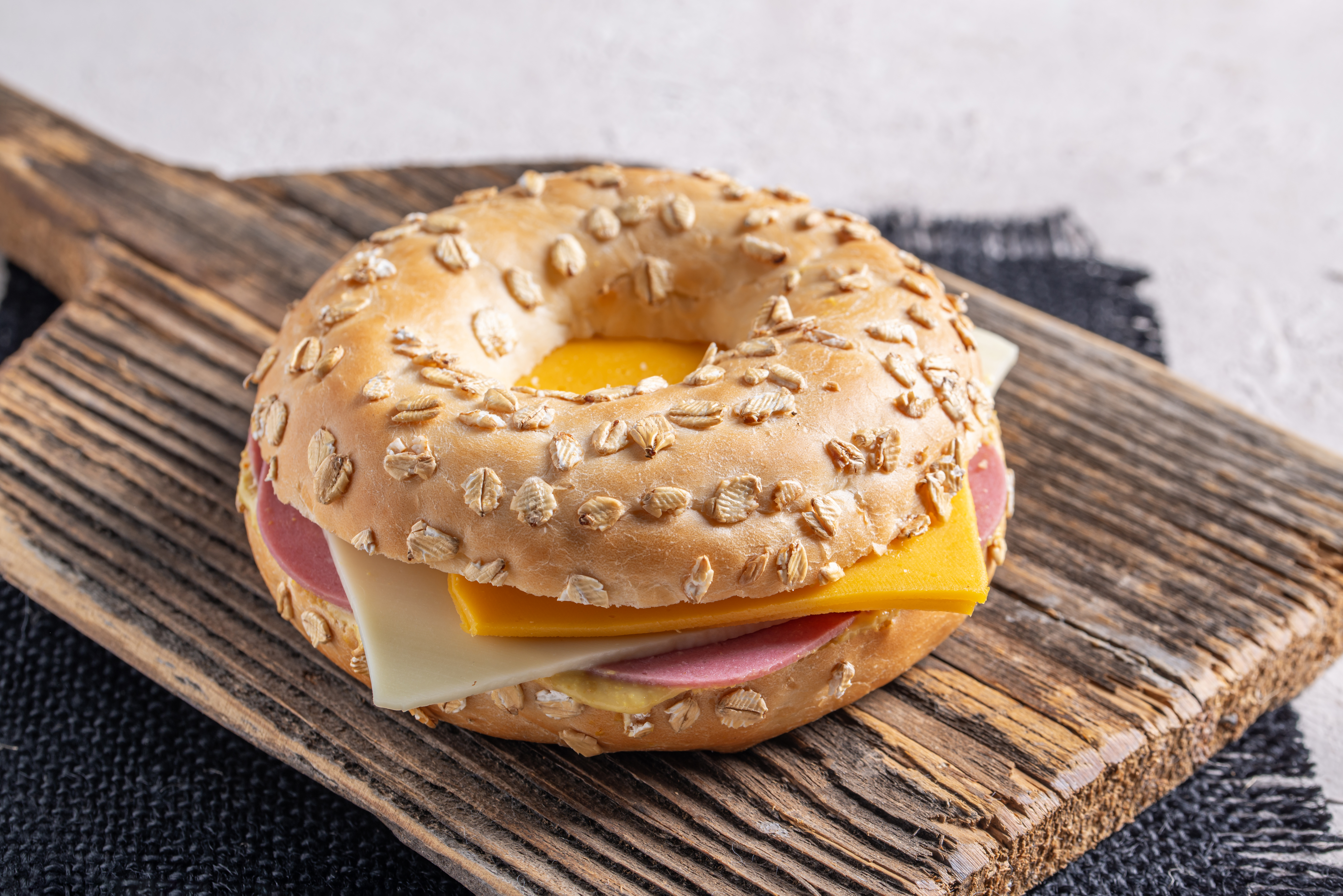 Boston Beef Ham Bagel